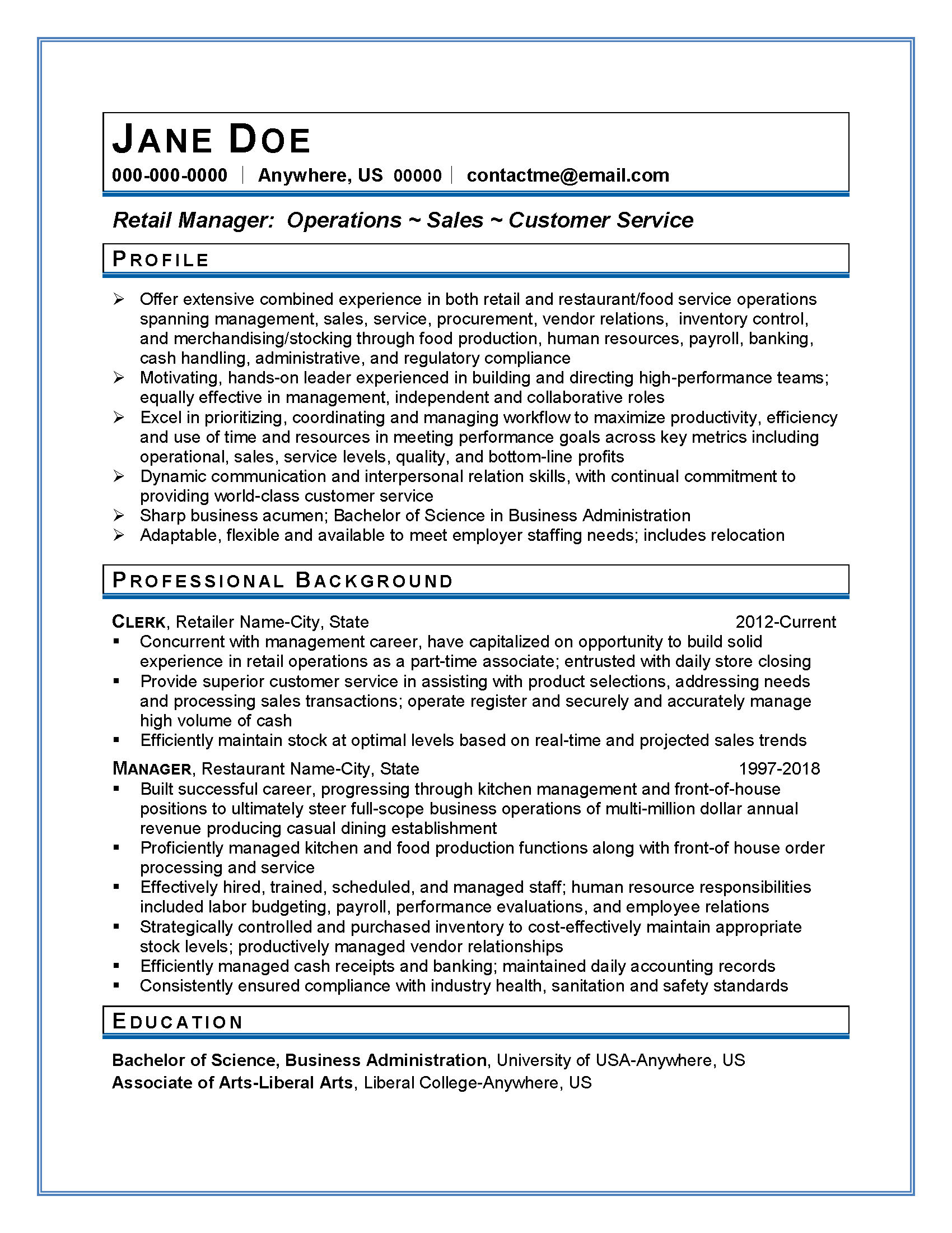 FREE Resume Samples Resume Writing Group